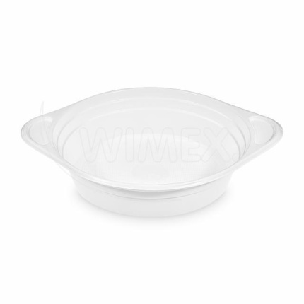 Miska (PP) s uškami biela 350ml [100 ks]
