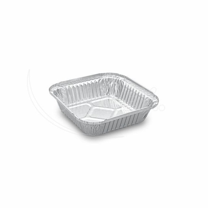 Miska (ALU) hranatá 158 x 158 x 34 mm 560ml [100 ks]