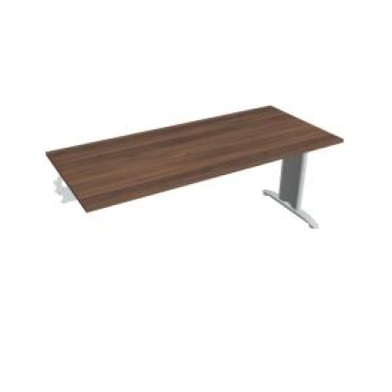 Rokovací stôl Flex, 180x75,5x80 cm, orech/kov