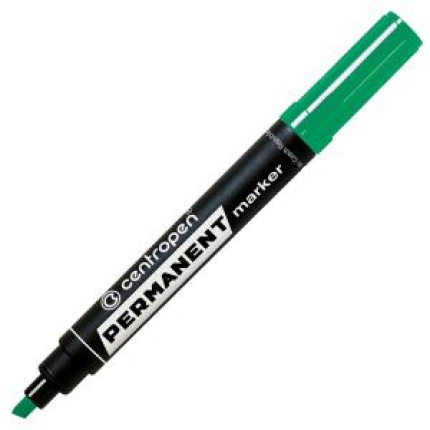 Permanentný popisovač Centropen 8576 zelený