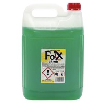 Čistiaci prostriedok na riad a upratovanie Fox citrón 5l