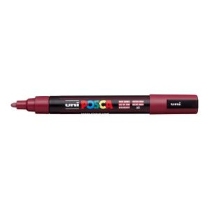 Popisovač uni POSCA PC-5M rubínovo červený