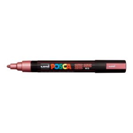 Popisovač uni POSCA PC-5M metalicky červený