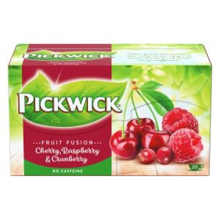 Čaj PICKWICK čerešňa s malinou HB 20 x 2g