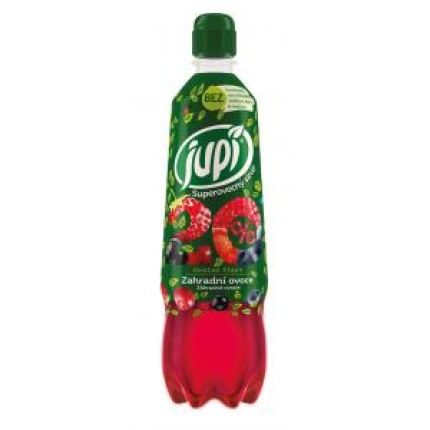 Sirup Jupí Superovocný hustý Záhradné ovocie 0,7l