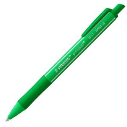 Guľôčkové pero STABILO pointball colorful zelné