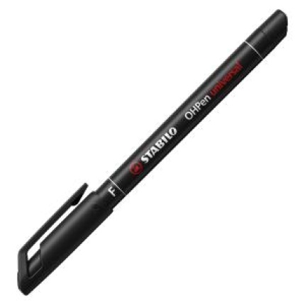 Popisovač OHP STABILO 842 F čierny
